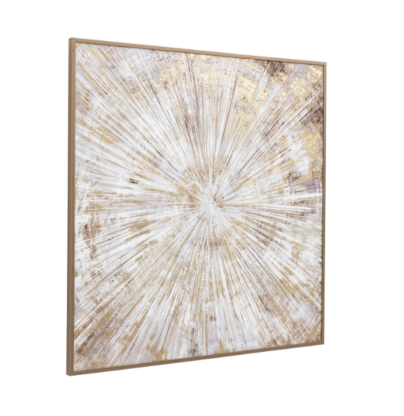Starburst Flair Framed Canvas Wall Art